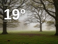 Dartmouth weather: misty Thursday with little chance of rain and a high of 18°C