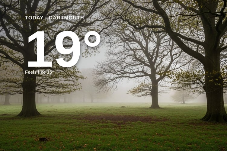 Dartmouth weather: misty Thursday with little chance of rain and a high of 18°C