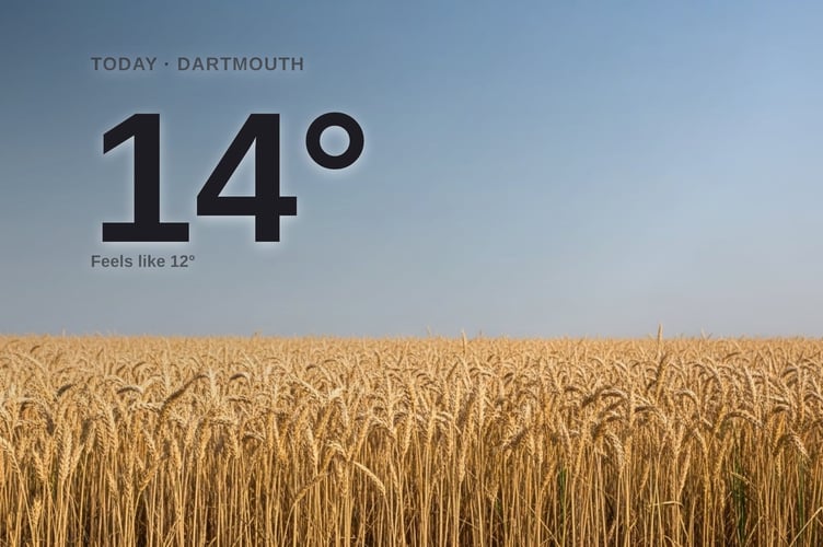 Dartmouth weather: sunny Saturday with little chance of rain and a high of 14°C