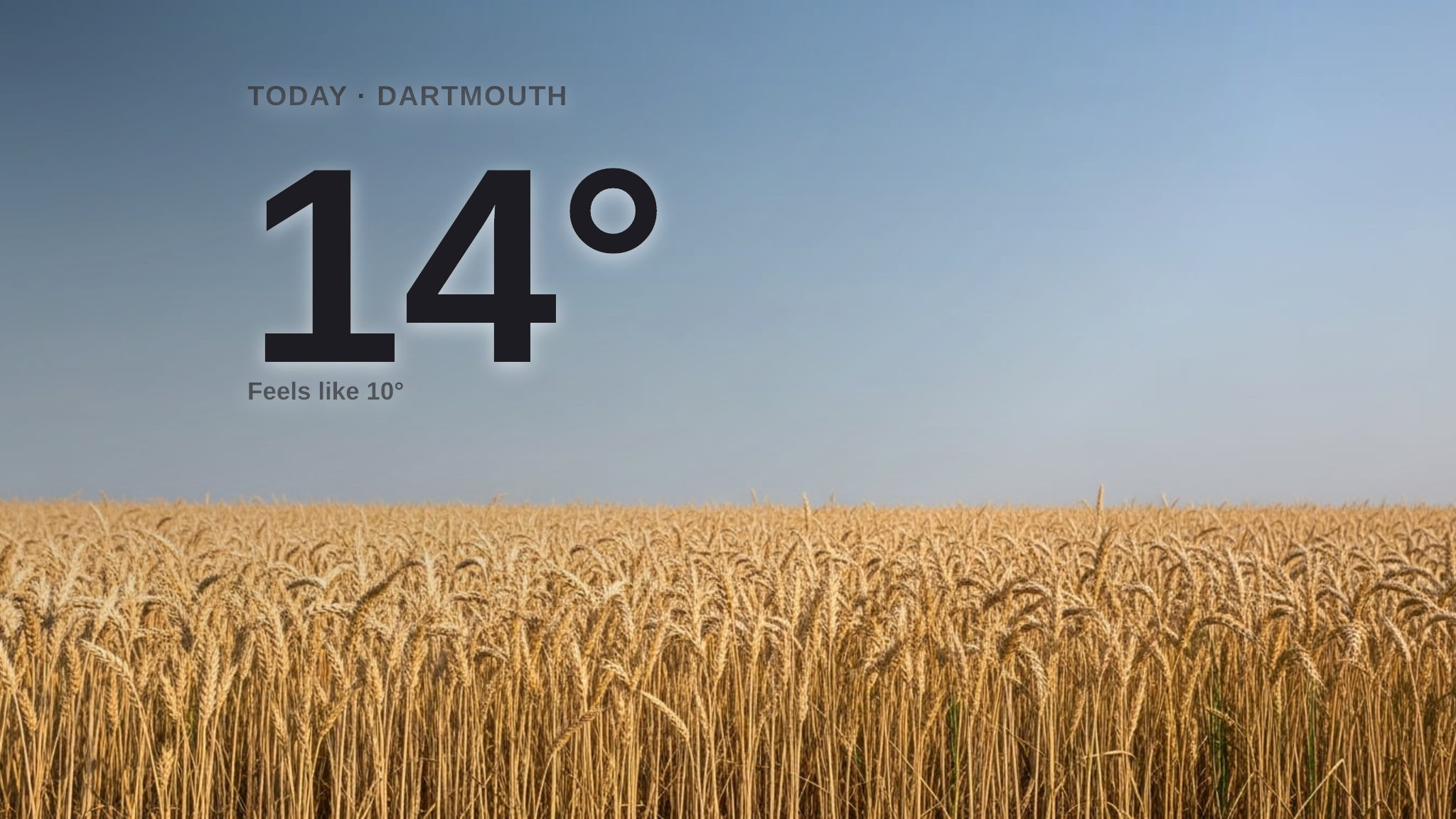 Sunshine and showers for Dartmouth today - here's what to expect
