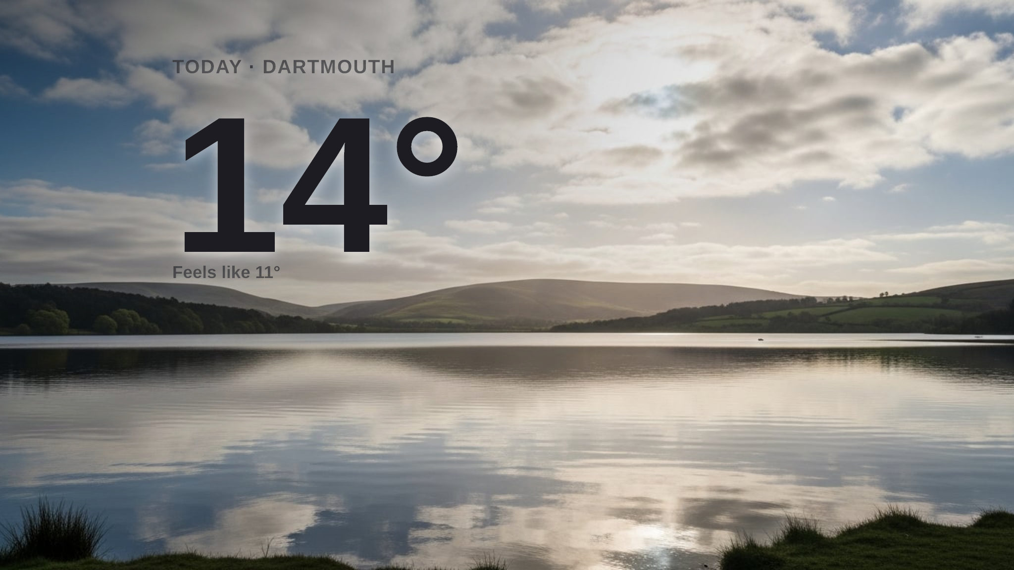 Partly cloudy skies for Dartmouth today - here's your Sunday forecast
