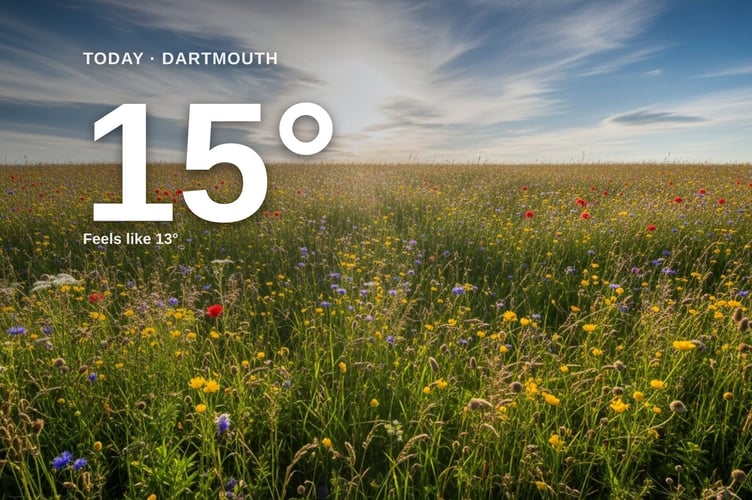 Dartmouth weather: partly cloudy Thursday with little chance of rain and a high of 15°C